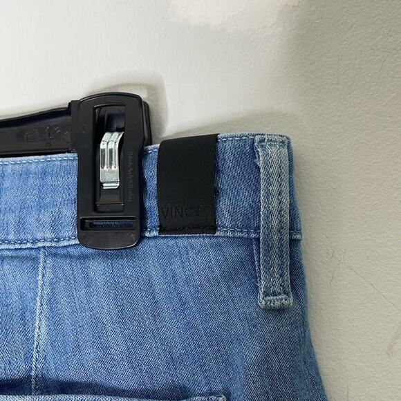 VINCE Light Wash Boot Cut Mid Rise Denim Cotton Blend Jeans Size 29 - Picture 7 of 8